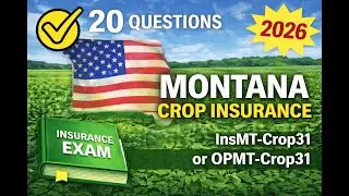 Montana Crop Insurance (InsMT-Crop31 or OPMT-Crop31) Practice Exam - 20 Questions Free
