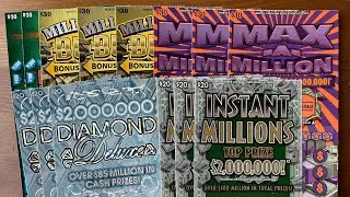 $320 North Carolina Lottery Scratch-Offs!💎Diamond Ticket With Deluxe WIN!💎