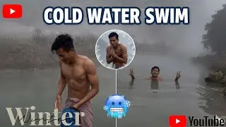 Winter Cold Water Swim | Manao Official Manipur #winter #cold #water