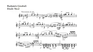 Radam&eacute;s Gnattali. Etude N2
