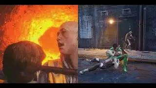 Robin Interrogates a Thug in Arkham Knight Vs Gotham Knights