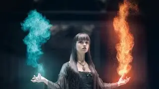 Using Color Balance to turn Dust And Particles into Fire, Ice And Magic