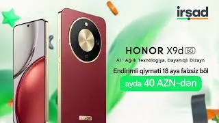 D&ouml;z&uuml;ml&uuml;l&uuml;k axtarırsansa, sənin də se&ccedil;imin HONOR X9d olmalıdır! 💚  #irshad #irşad #smartphone