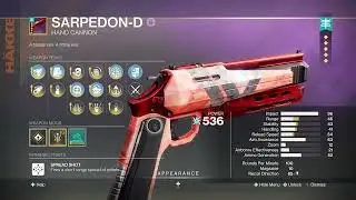 Destiny 2 Sarpedon-D God Roll