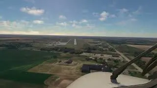 Landing in Hays Kansas | KHYS (HYS) | Hays Regional Airport #landingvideo #kansas #pilotlife #fs2020