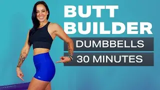 TRY THIS Butt and Leg Workout AT HOME with Dumbbells | Steph Lyons