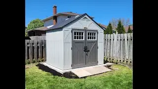 Assembling a Suncast Tremont 8x7 Shed &ndash; Full Build in 8 Hours (Time-Lapse)