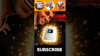 silver play button challenge 😍 Indian bike driving vs Indian super bike vs ITA #youtubeshorts #gta