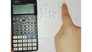 Matrix Multiplication using calculator