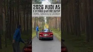 Alone in the forest with 367hp Audi A5 B10 e-hybrid quattro