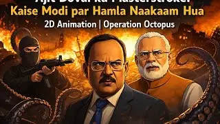 Ajit Doval ka Masterstroke: Kaise Modi par Hamla Naakaam Hua | 2D Animation | Operation Octopus