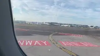 A319 Take off Runway 09L Heathrow Airport