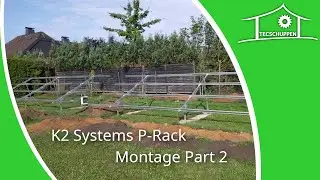 Vlog #3 Montage K2 P-Rack Part2 / DIY Garten Solaranlage.