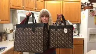 Just How Big Is it?? COACH FIELD TOTE 40 With HORSE & CARRIAGE PRINT:An Unboxing