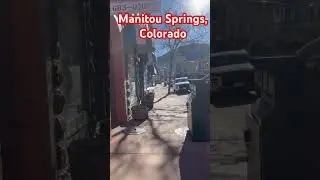 Manitou Springs, Colorado Downtown Walk Best Small Towns #denver #hotsprings #travel #mountaintown