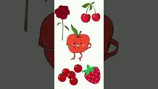 D&eacute;couvrons la Couleur Rouge ! 🌹🍎 | Apprentissage des Couleurs pour Enfants