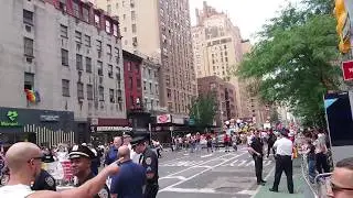 New York City NYC Pride 2018 - Street Scene Around 14th Street - Unedited Real Sounds