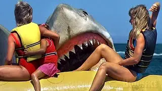Hai-Angriff am Strand! | Der wei&szlig;e Hai IV - Die Abrechnung | German Deutsch Clip