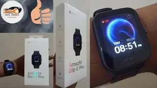 #Amazfit Bip U Pro unboxing and settings - upgraded smartwatch with mic, alexa and gps, spo2