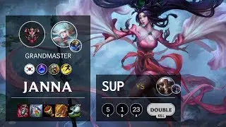 Janna Support vs Sett - KR Grandmaster Patch 10.10