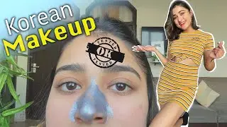 Indian Girl Trying Korean Makeup for the First Time | Cute but Weird