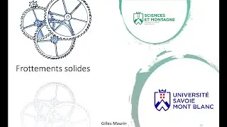 Frottements Solides : les lois de Coulomb (cours)