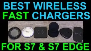 Top 6 Best FAST Wireless Qi Chargers for Galaxy S7 S8 Note iPhone 8 X