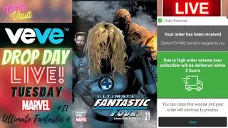 VeVe Drop Day LIVE -  Ultimate Fantastic Four #21 Marvel Digital Comics NFT Drop!