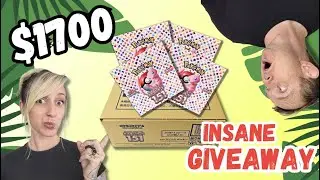 $700 POKEMON 151 GIVEAWAY!! *240 PACKS* Case Opening!!