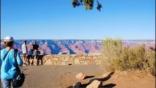 Grand Canyon Railway station, El Tovar Hotel, Hopi House, Kachina Lodge and Harvey House cafe