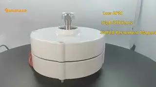 New Arrival Low Speed 100W 200W 12V 24V  Gearless Permanent Magnet Generator Use For Wind Turbin
