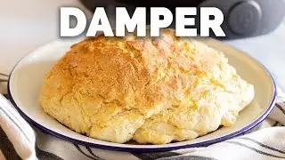 Damper - Aussie Camp Bread Recipe [Just 5 Ingredients!]
