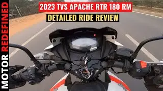 Finally 2023 TVS Apache RTR 180 2V RM Ride Review | Is It The Best 180CC Bike?