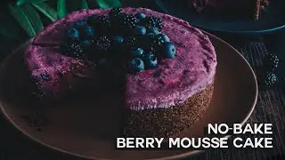 No-Bake Berry Mousse Cake | Amazing Summer Dessert