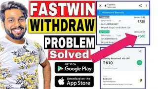 Fastwin Live Withdraw Problem Solved || Fastwin app || New colour prediction website today #fastwin