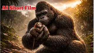 Animal Rescue || King Kong Saves Monkey's Life || Ai Short Film || King Kong & Beauty