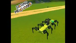 8 legged walker and how it works ( tutorial )  -Scrap Mechanic