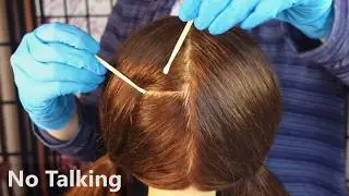 Soft Scalp Check & Hair Root Treatment (No Talking)