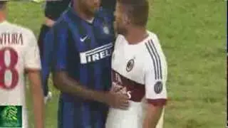 Antonio Nocerino criminal tackle over Kondogbia | AC Milan vs Inter Milano | ICC 2015 HD