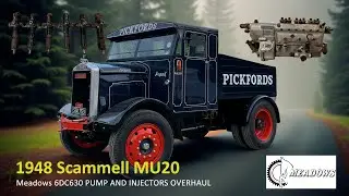 Meadows DC630 1948 Scammell MU20 : Injector Pump & Injectors overhaul