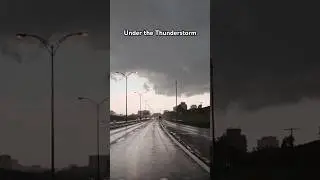 Under the Thunderstorm - Driving from Gatineau to  Downtown Ottawa, 30th May 2025 #weather #ottawa