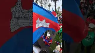 Cambodian American PEACE walk for Cambodia in Stockton, California