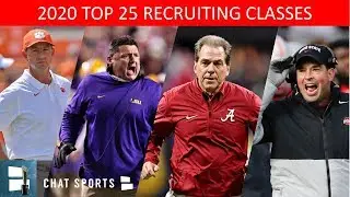 Top 25 2020 Recruiting Classes On College Football National Signing Day
