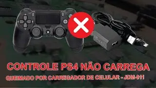 Controle Ps4 não carrega JDM 011