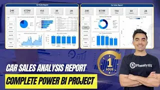 Car Sales Analysis Complete Project in Power BI | Multi Page Report Tutorial