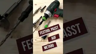 [short] Festool Centrotec auf Metabo Akkuschrauber - Passt perfekt!