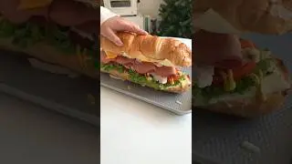 make a Scooby Doo sandwich for him 🥖做個巨無霸三明治給他吃 #lunch #cooking #bento #asmr #asmrvideo #sanwich