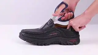 VENSHINE Mens Walking Shoes Leather Lightweight Breathable Casual Slip On Loafers Reviews