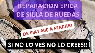 Remodelación total de silla de ruedas: ¡quedó como nueva! 🛠️ | Reparación completa en Servisillas