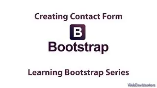 Adding or Creating Contact Form in Bootstrap [Only HTML]
